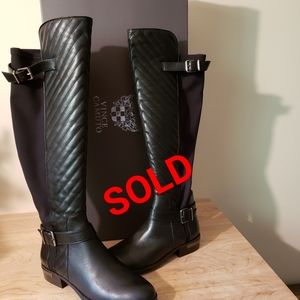 BRAND NEW!! Vince Camuto black knee high boots